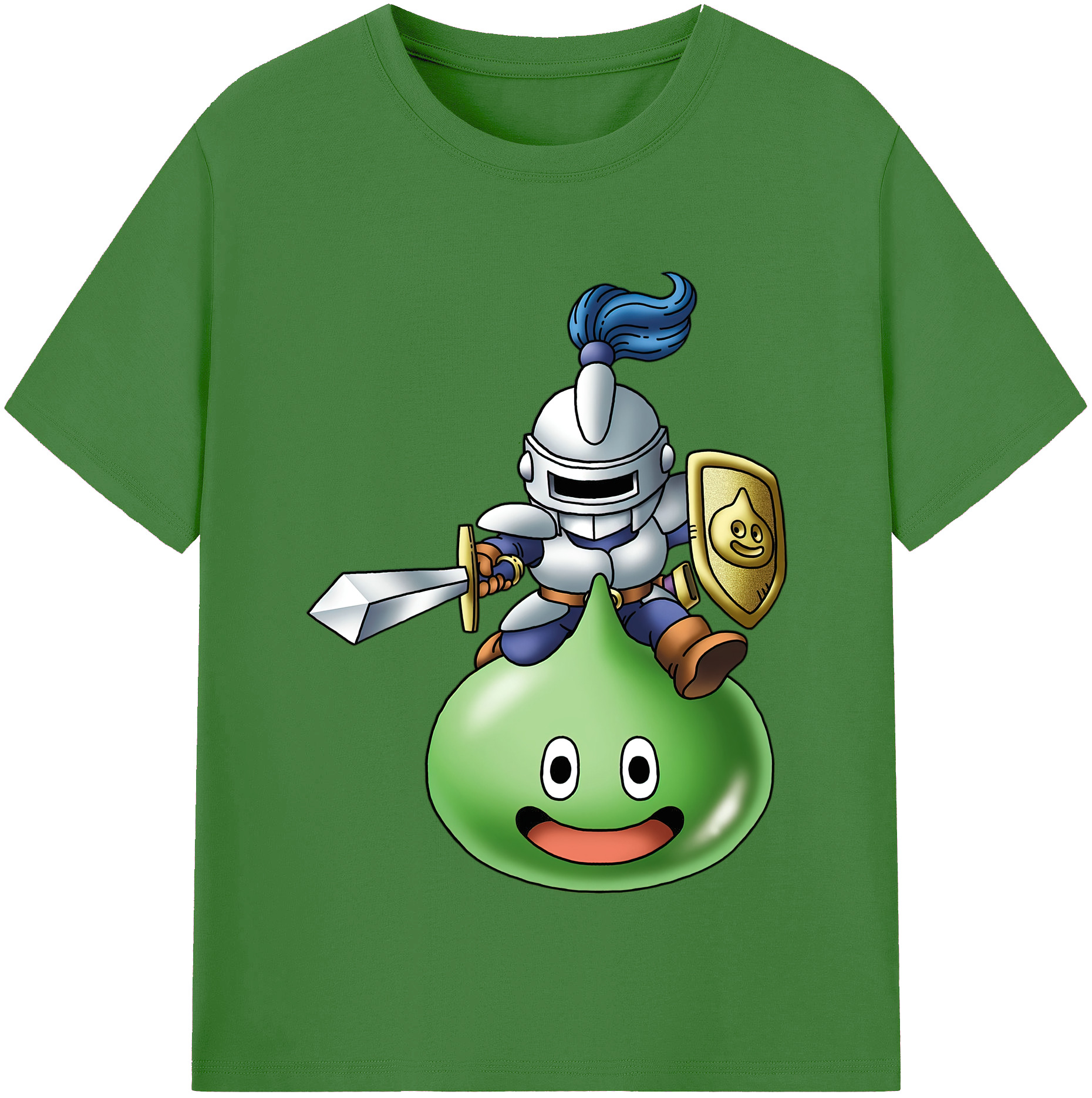 （画像用） ドラゴンクエスト Doragon Kuesuto Dragon Quest レディースカジュアルプリントTシャツ（綿100％）